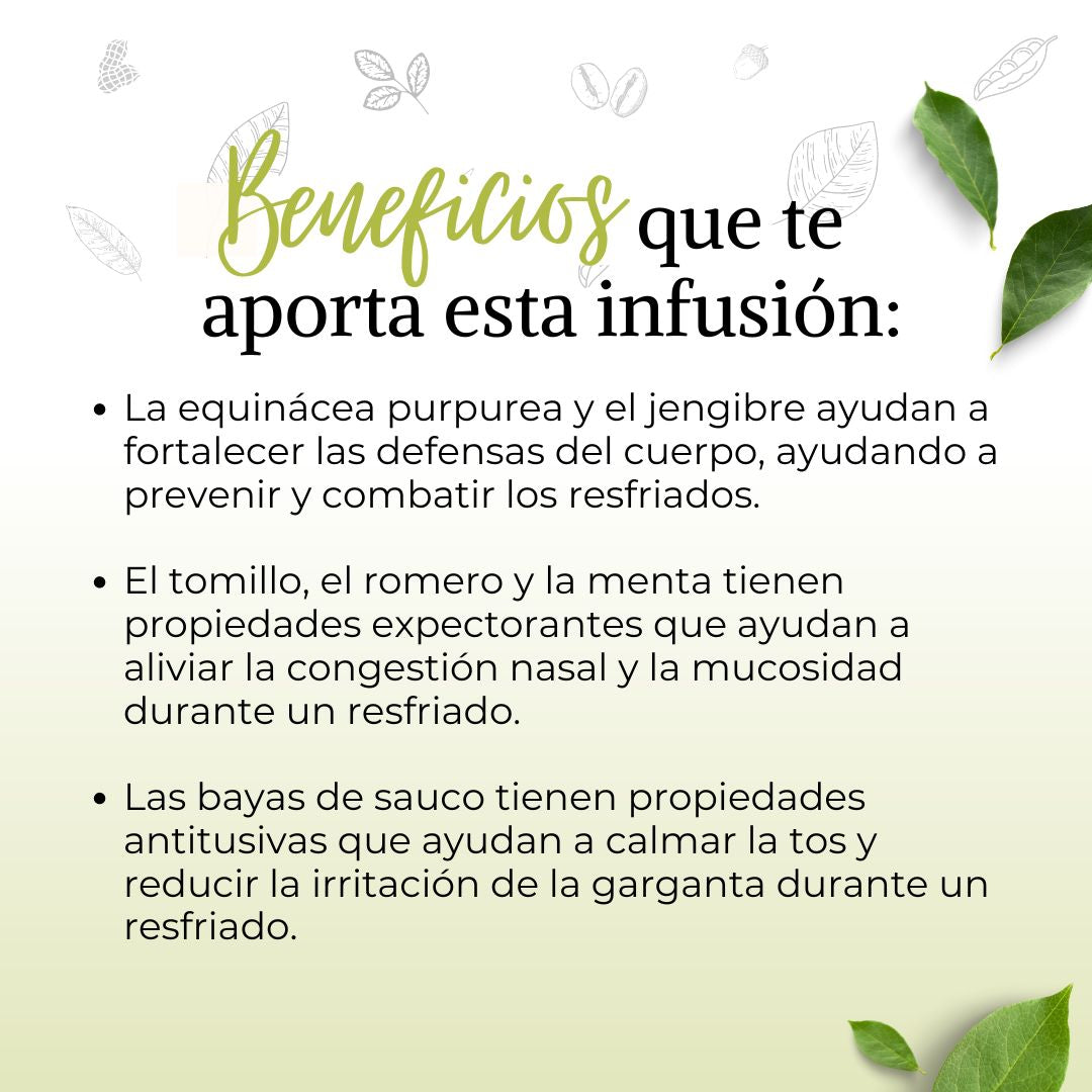 Infusión Sabores y alivio gripal