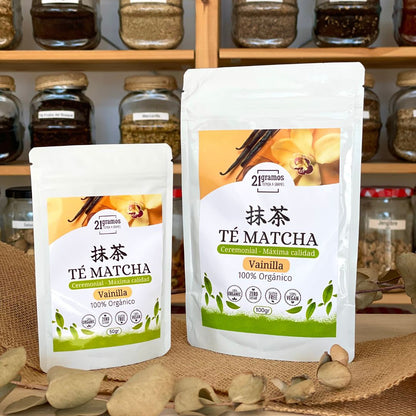 Té Matcha Ceremonial - sabor Vainilla